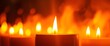 © DavoeAnimation - Candle flames illuminate a warm atmosphere in a cozy ambiance