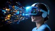 © Rere_Art151 - Woman Experiencing Immersive Virtual Reality Technology