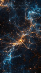 the cosmic web of dark matter unveiled in an intricate, invisible structure -