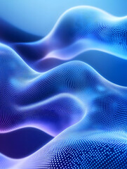 Wall Mural - concept technology background with waves. vector template eps 10