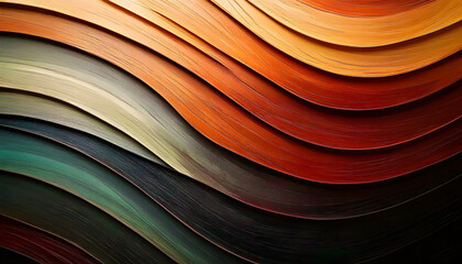Wall Mural - earthy gradient stripes abstract background