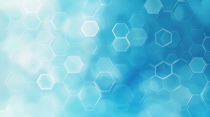 vibrant blue hexagon pattern reflects innovation in genetic research, chemical engineering, and mode
