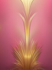 Wall Mural - pink to gold smooth grainy texture gradient with glowing noise background, Art decoration
