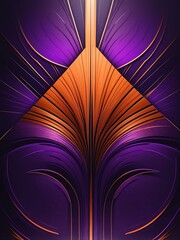 Wall Mural - orange to purple smooth grainy texture gradient with glowing noise background, Art decoration