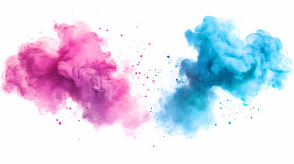 Wall Mural - ethereal watercolor splash