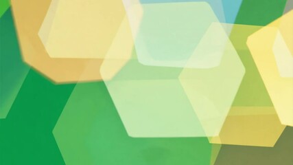Wall Mural - abstract geometric hexagon pattern: a captivating abstract design with overlapping hexagons in shade