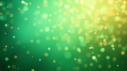 Wall Mural - green confetti vibrant mood celebration explosion on gradient party colors background