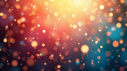 Wall Mural - gold confetti vibrant mood celebration explosion on gradient party colors background