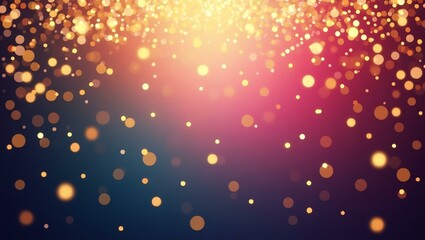 Wall Mural - gold confetti vibrant mood celebration explosion on gradient party colors background