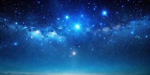 clear blue night with stars, starry night, astronomy, starry night