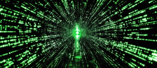 Digital code tunnel effect.
