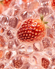 Wall Mural - Strawberry are a healthy food. And it is a useful.