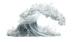 © Komora - Big ocean wave crashing with foam and transparent background