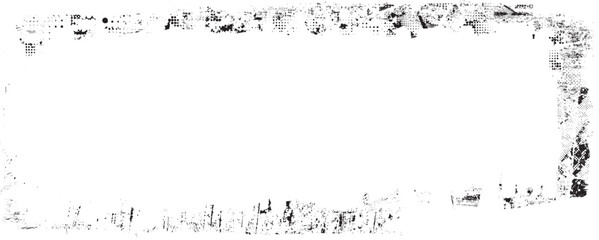 Leinwandbilder - Vector border frames with rough edges . Irregular frame template collection . distress texture . Grunge frame borders isolated on the background . Rough edges effect .
