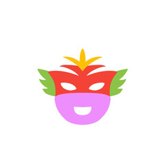 Wall Mural - Carnival mask vector 