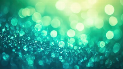 a luminous background with bright turquoise