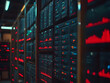 © Ismah Yuni - Server room data center glowing red lights