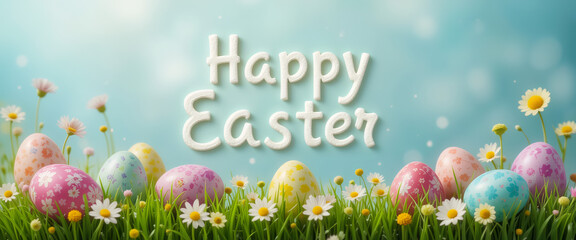 Sticker - easter greeting card