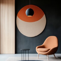 Poster - Contemporary Minimalist Conference Design Cozy Seating in Textured Fabrics on Wooden Accents - Enhancing Modern Business Interaction and Collaborative Space Efficiency