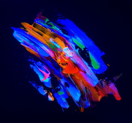 Wall Mural - Abstract modern art, acrylic painting.