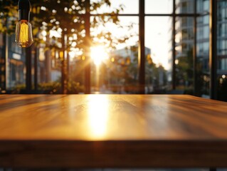Poster - Scandinavian Minimalist Library Space Warm Wood Textures and Morning Sunlight for Editorial and Content Marketing - Inspiring Modern Reading Initiatives