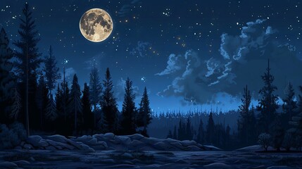 Wall Mural - enchanting night starry sky panorama showcasing the luminous milky way galaxy arcing across a vast c