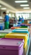 © Agnieszka - Colorful donation boxes enhance hospital lobbys uplifting atmosphere