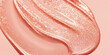 © Nadia Do - Shiny glittered texture of lip gloss with shimmering, liquid and soft decorative cosmetic product, close-up photo