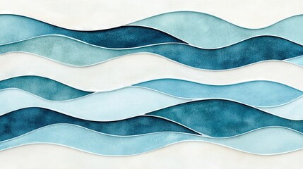   Blue and White Paper Art - Close-up view of intricate patterns
