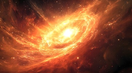 Aufkleber - Captivating Cosmic Dance A Mesmerizing Galactic Explosion in the Depths of the Universe Showcasing the Beauty and Grandeur of the Cosmos