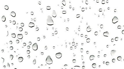 Fototapete - Captivating close up of water droplets on a transparent glass like surface creating a mesmerizing abstract pattern with intricate details and a sense of purity and freshness