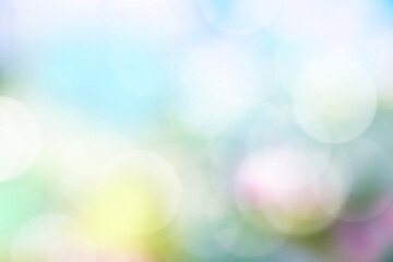 Wall Mural - colorful abstract bokeh background blur. nature blur wallpaper.