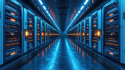 Leinwandbilder - Data Center, Professional.