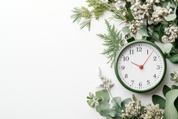 Aufkleber - A minimalist calendar page with one date circled in bold red, signifying an upcoming event, set on a clean white background