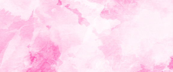 Wall Mural - vector abstract pink and white splashed watercolor texture hand drawing graphic design.