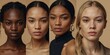 © fotofabrika - Diverse group of models showcasing natural beauty and unique features against a neutral background