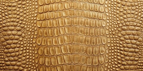 Poster - Luxurious Golden Reptile Skin Texture for Fashion Design