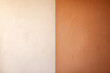 © Marut - clean and calming gradient transitioning from pale cream to warm terracotta, creating soothing atmosphere. This textured wall design adds depth and warmth to any space