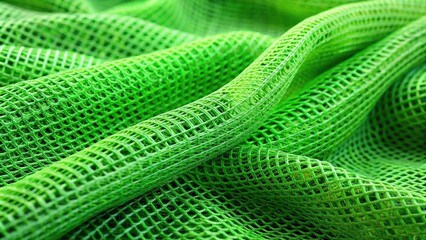 Aufkleber - Abstract Green Netting Fabric Texture  Close-up Detail of Woven Mesh