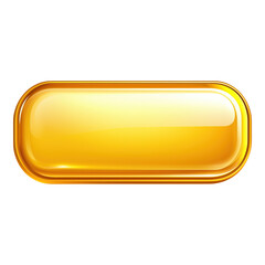 Shiny gold button adding touch of luxury to any design websites apps and more isolated on png transparent background