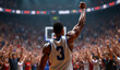 © EdisiLayan - Close up of a basketball on the court