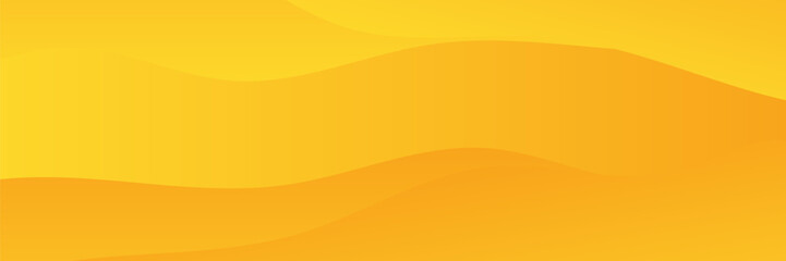 Wall Mural - abstract yellow wavy background. vector eps 10
