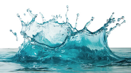 Wall Mural - PNG Splashing light blue water water splash outdoors movement.