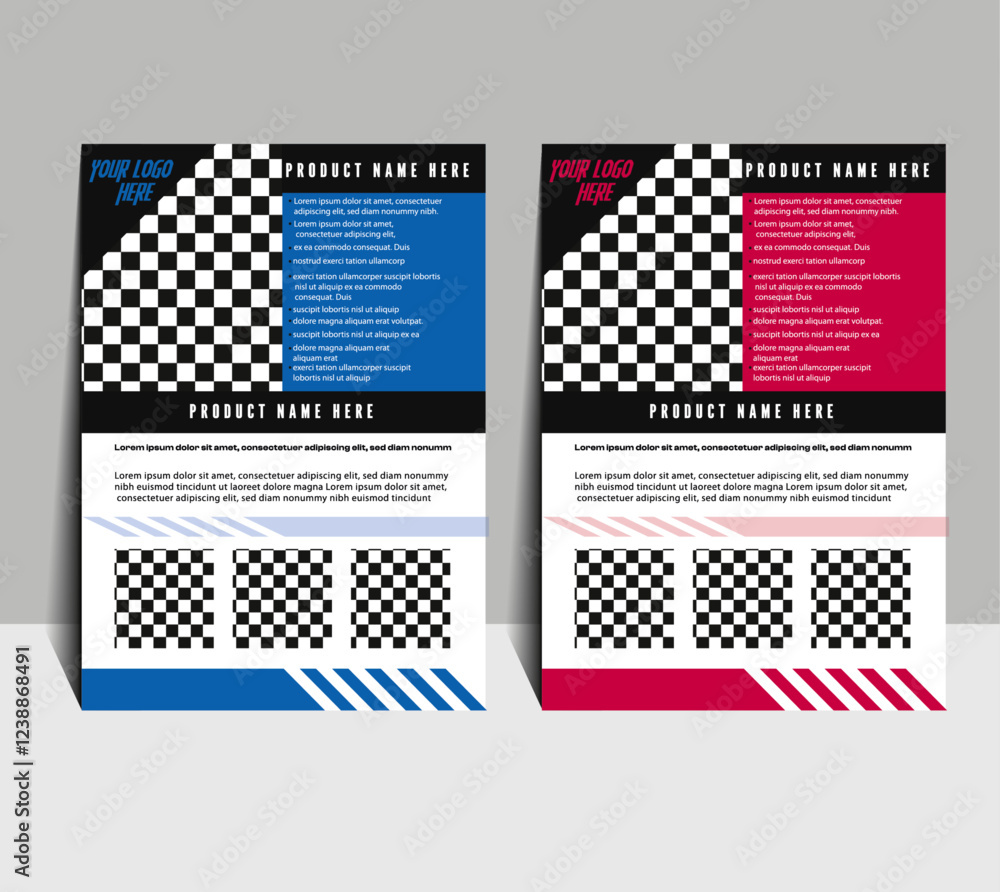 modern a4 product catalog design template Business Flyer Design