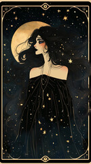 Wall Mural - tarot illustrations in modern style