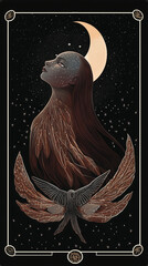 Wall Mural - tarot illustrations in modern style