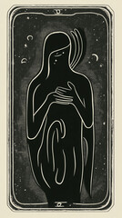 Wall Mural - tarot illustrations in modern style