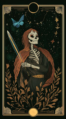 Wall Mural - tarot illustrations in modern style