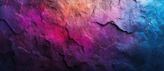 Sticker - abstract textured background with colorful gradient pattern in red, purple, blue tones and subtle cr