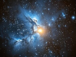 galaxy amidst the stars
